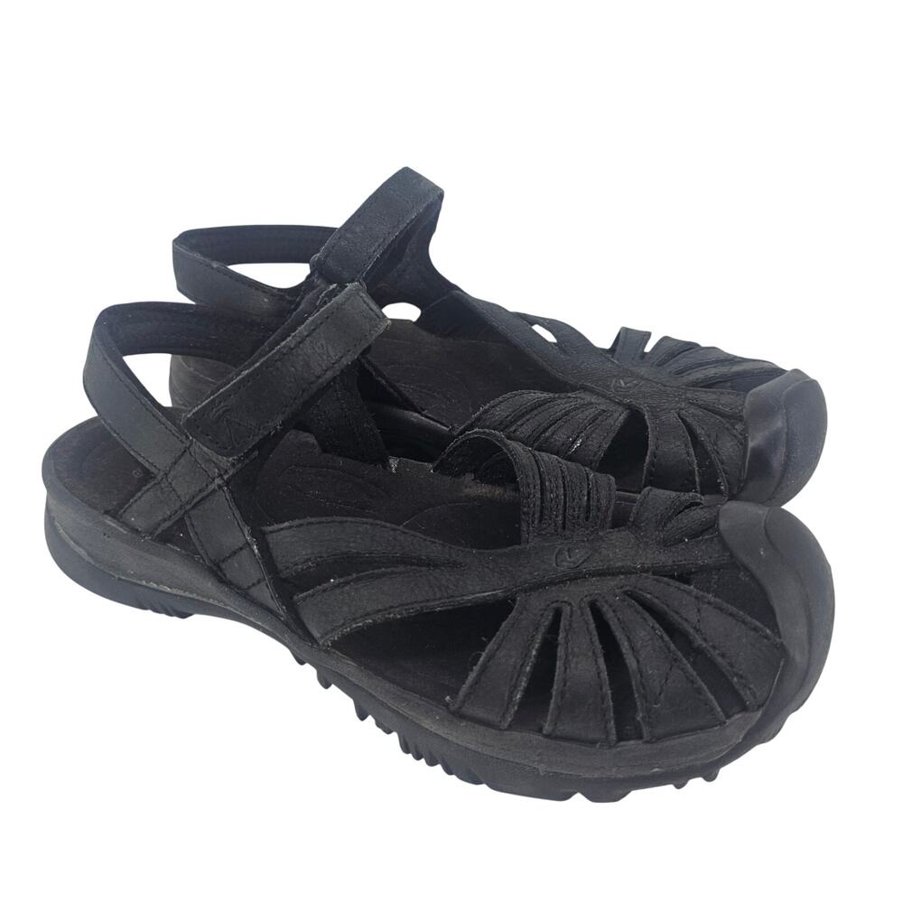 Keen Adventure Rose Sandal Black Hiking Shoe Women's 8.5 US Gorp Gorpcore